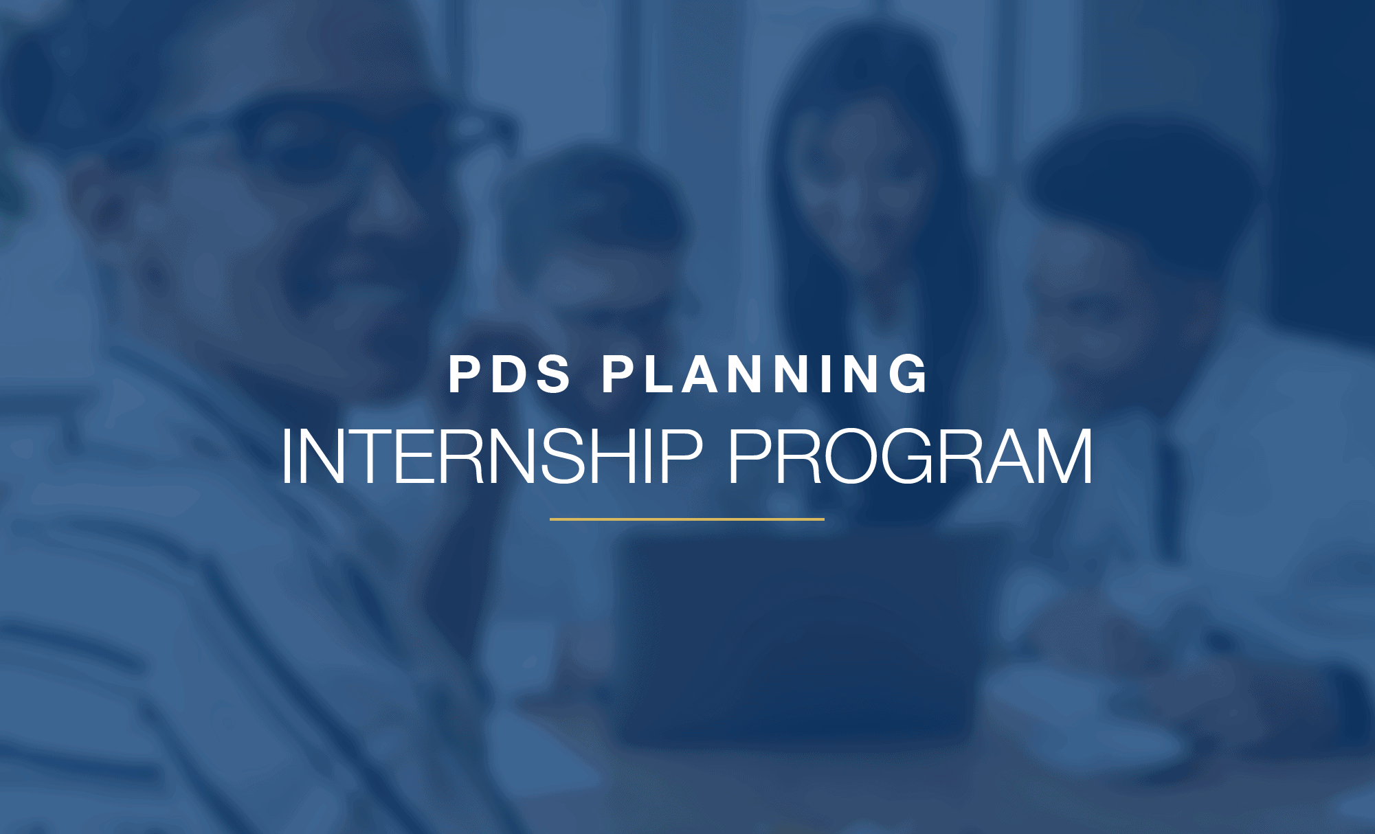 PDS Planning Internship Program